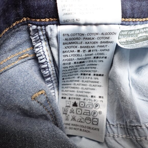 Levi's 720 High Rise Super Skinny Jeans Women's 27 Stretch Denim - Picture 4 of 13